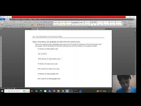 3.7.10 lab use wireshark to view network traffic