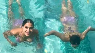 Sara Ali Khan Beat The Heat In Bikini As She Enjoy