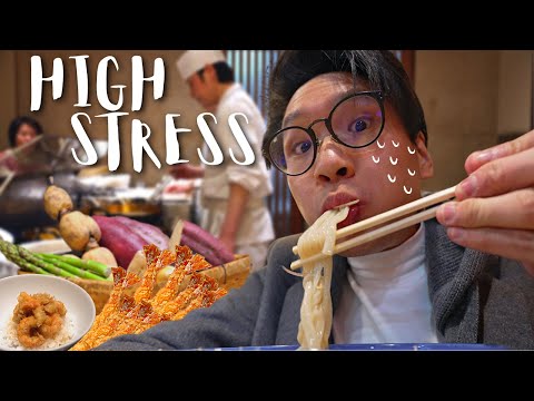 Daily Life of a Food Vlogger. High End Tempura Filming & Chewy Udon |  A Mini Series