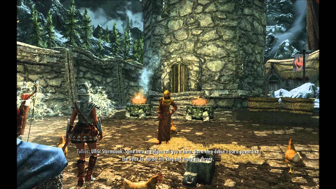 Skyrim massive chicken explosion
