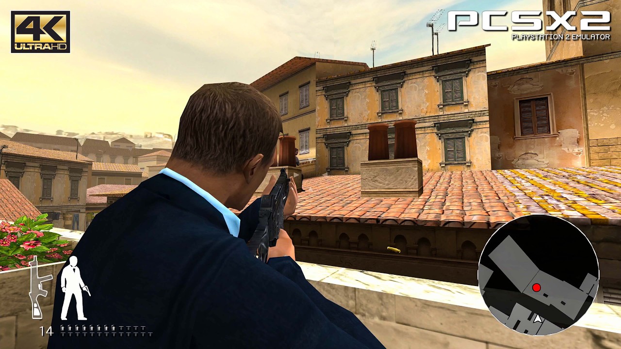007: Quantum of Solace - PS2 Gameplay 4k 2160p / 60 FPS / HD Texture Pack (PCSX2)