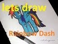 How to Draw Rainbow Dash from My Little Pony ...
