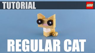 How to Build: Adorable Lego Cat | Tutorial Video (HD)