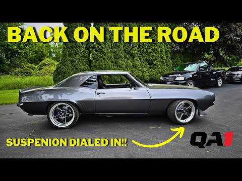 My LS3 6 Speed Swapped 69 Camaro is DIALED IN on QA1 Suspension!!