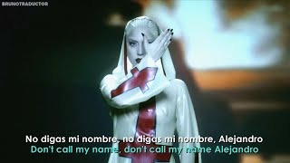 Lady Gaga - Alejandro // Lyrics + Español // Video Oficial