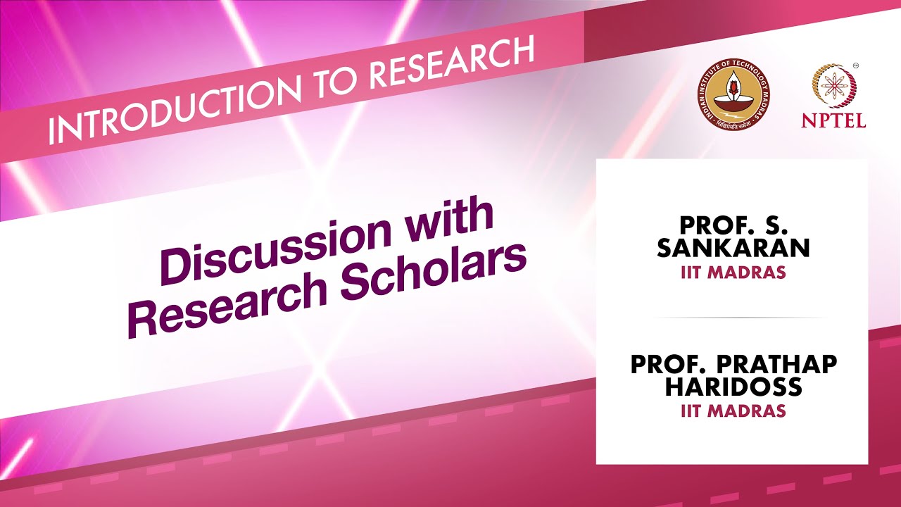 Discussion with Research Scholars