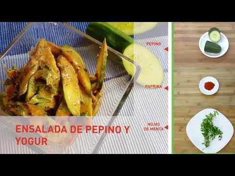 LA MEJOR ENSALADA de pepino y yogur