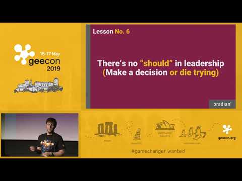 GeeCON 2019: Hrvoje Crnjak - Developer's guide to selling your soul