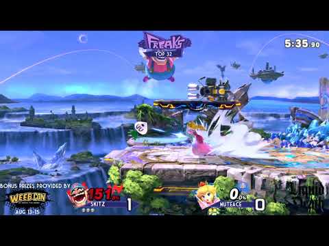 MuteAce (Peach) vs Skitz (Wario) | FREAKS IRL SMASH @ FREE PLAY ARCADE RICHARDSON 18 ft LOTS OF TALE
