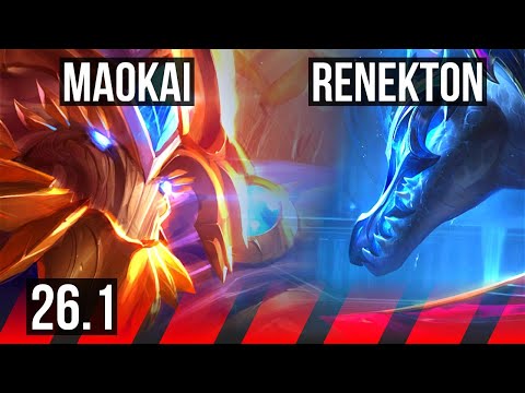 MAOKAI vs RENEKTON (TOP) | KR Master | 26.1