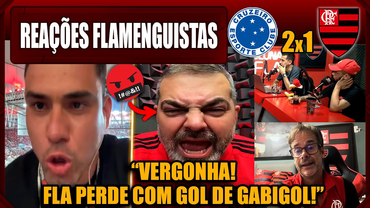 REAÇÕES FLAMENGUISTAS - CRUZEIRO 2x1 FLAMENGO - BRASILEIRÃO 2025 - VAMOS RIR DO FLAMENGO!