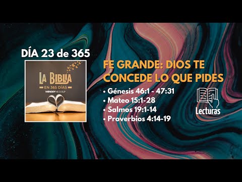 Día 23 de 365: Fe GRANDE: Dios te concede lo que pides 🙌