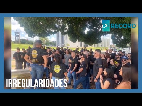 Candidatos aprovados protestam contra suspensão do concurso da PCDF