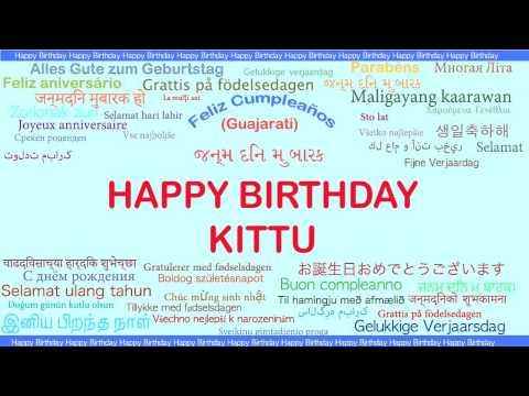 Kittu   Languages Idiomas - Happy Birthday