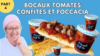 Recette foccacia maison et tomate confites maison #cuisine #vlog #recette #maman