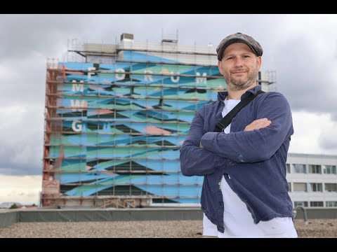 Spektakuläre Fassadengestaltung in Magdeburg | 600m² Kunstwerk mit KERA | FORUM MWG