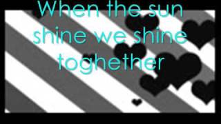 Taylor swift Umbrella with lyrics on screen