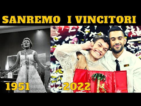 TUTTI I VINCITORI DI SANREMO 2022 - 1951 CHI HA VINTO SAN REMO