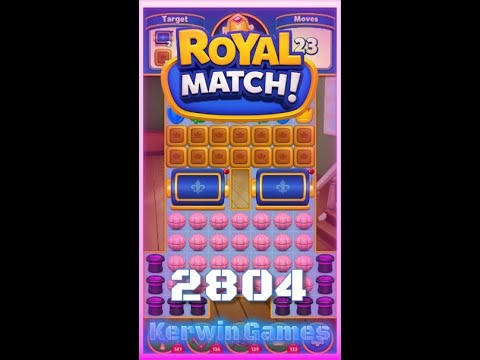 Royal Match Level 2804 - No Boosters Gameplay