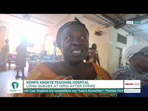KATH Crisis Eases: Long Queues Form as Health Workers Resume Duties After Strike | News Feed