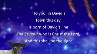 While Shepherds Watched ~ Countdown Kids ~ lyric video