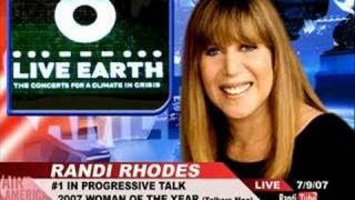 Randi Rhodes Melissa Etheridge and Al Gore 1 of 2