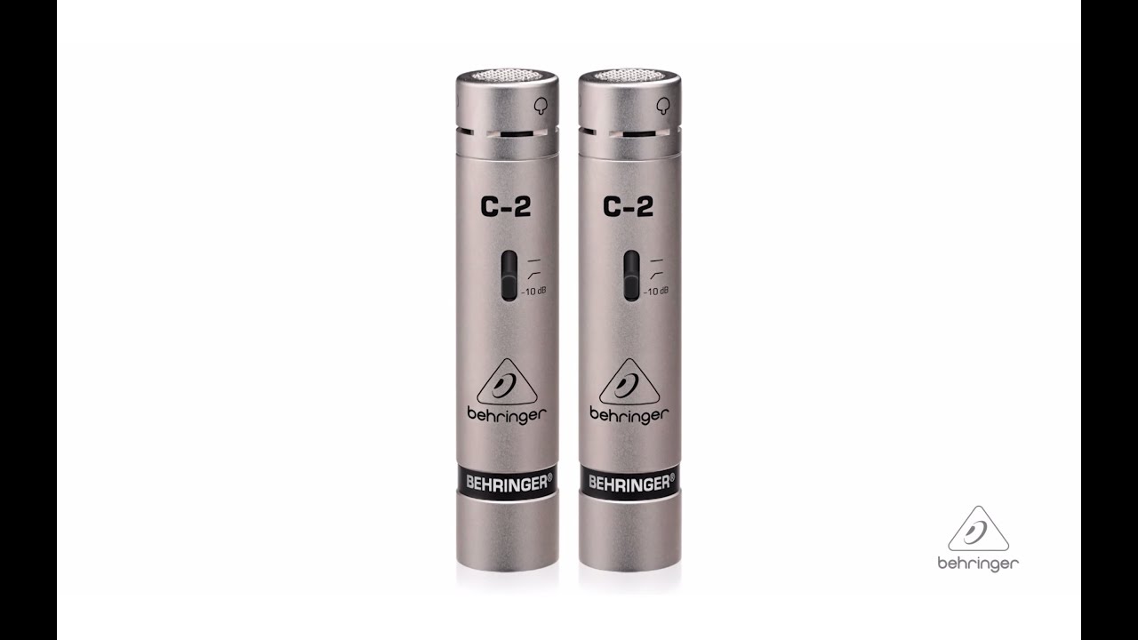 Behringer C-2 Matched Pair Condenser Microphones (C2)