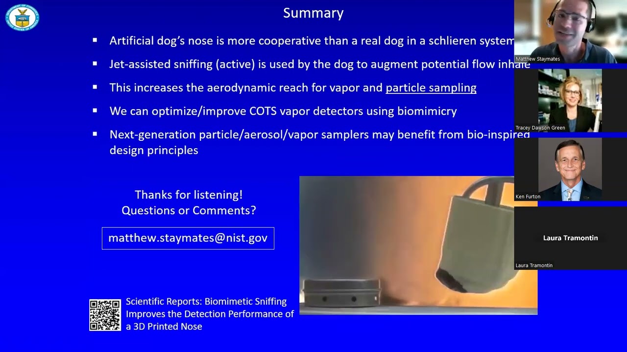 Lightning Talks, Episode 24: Dogs and Sensors for Volatile Organic Chemicals &Scent Detection