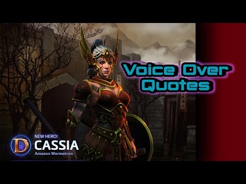 Amazon Cassia Voice Over Quotes | Heroes of the Storm 2.0