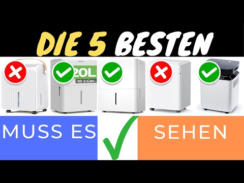 5 BESTE LUFTENTFEUCHTER FÜR DEINEN KELLER 2025! 💧🏠 SCHIMMELPROBLEME BEKÄMPFEN!