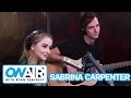 Sabrina Carpenter Thumbs Acoustic On Air With Ryan Seacrest