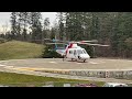 Air Ambulance Helicopter Take Off Victoria General Hospital