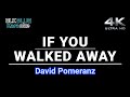 If You Walk Away - David Pomeranz (karaoke version)