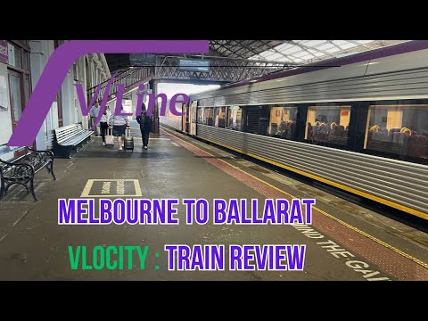 V/Line Vlocity Melbourne to Ballarat train review
