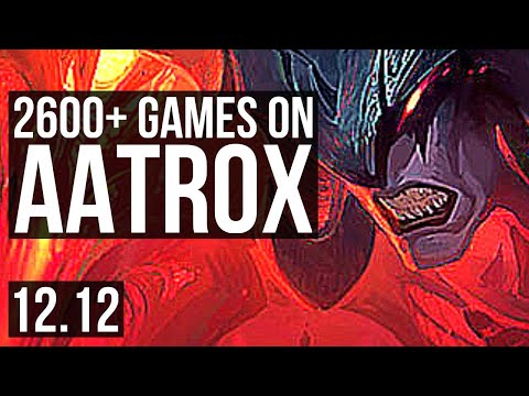 AATROX vs JAYCE (TOP) | 2600+ games, 2.7M mastery, 8/1/6 | EUW Master | 12.12