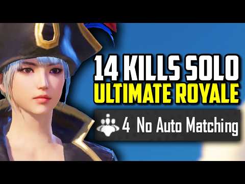 14 KILLS ULTIMATE ROYALE SOLO VS SQUAD!! | PUBG Mobile