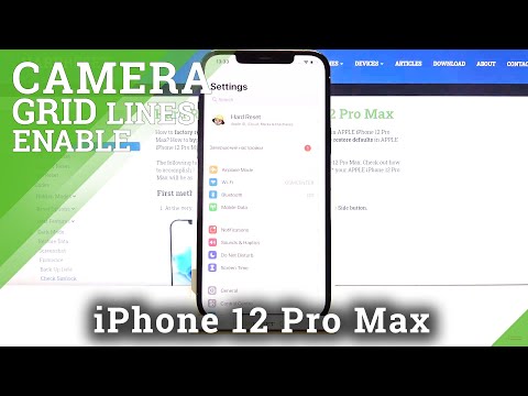 How to Turn On / Off Camera Gridlines in iPhone 12 Pro Max – Find Assistive Grid