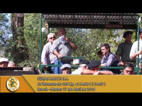 17-04-18 Venta de Hembras - Ferias Rauch S.A. - Rauch
