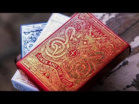 Blood Red Edition Playing Cards by Joker and the Thief