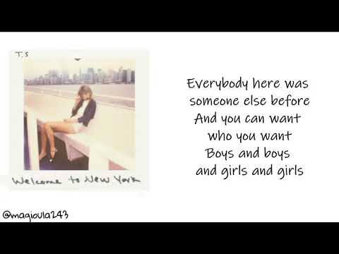 Taylor Swift - Welcome to New York (Lyrics)