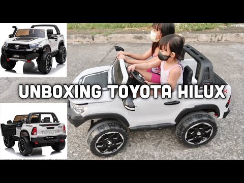 UNBOXING ZARA'S TOYOTA HILUX RIDE ON CAR (FOR TODDLERS) | Chua R Us