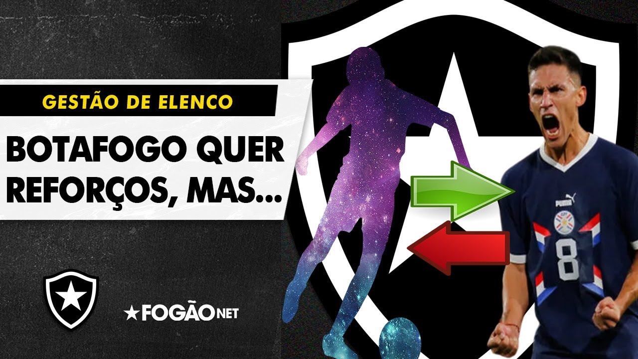 VÍDEO: Botafogo quer reforços, mas precisa pensar em gestão de elenco