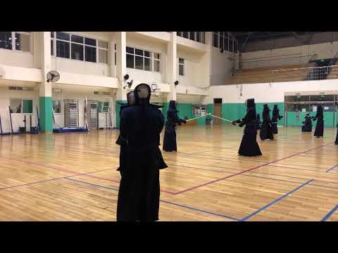 Keiko with Endo sensei 8 dan hanshi