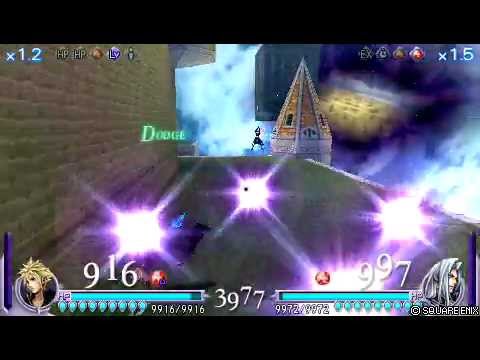 Dissidia Final Fantasy -  Cloud (Luther) vs Sephiroth (Soren) #2