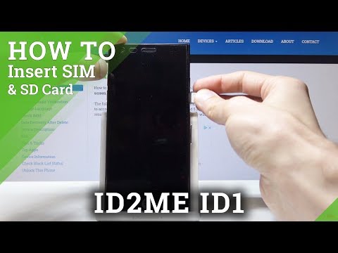 ID2ME ID1 Insert Micro SIM and Micro SD / How to install SIM & SD