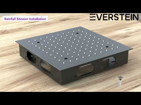 EVERSTEIN | M6378BLI | Luxury LED Thermostatic Shower System with Led Light Installation Guide Video