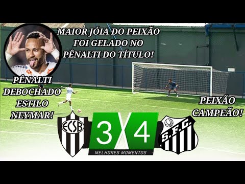 São Bernardo 3 x 4 Santos | Penâltis, Gols e Melhores Momentos | Final Copa Ibrachina Sub20 2025