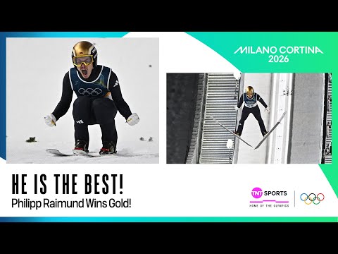 Philipp Raimund WINS GOLD for Germany in the men's Ski Jump Normal Hill 🥇 | Winter Olympics 2026
