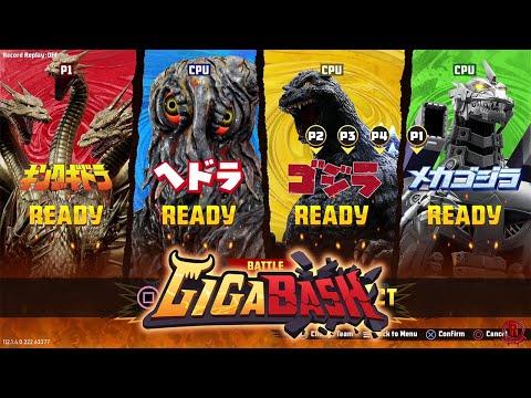 GigaBash - All Characters & Stages + DLC (Godzilla: Nemesis 2 Kaiju Pack) *Updated*
