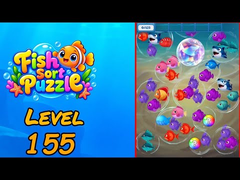 Fish Sort Puzzle Level 155 Walkthrough thumbnail